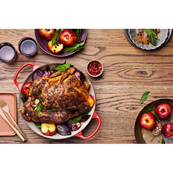 Le Creuset 에나멜 주철 시그니처 브레이저, 3.5쿼트, 연홍색