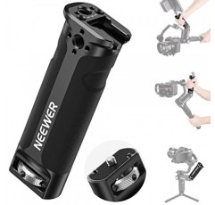 WEEBILL-S 전용 NEEWER 슬링 핸들 그립, 콜드 슈가 있는 핸드그립, 1/4 스레드, 1/4 나비 나사, 3/8 ARRI 위치 지정 구멍 및 ZHIYUN WEEBILL-S 짐벌 안정기와 호환되는 비틀림 방지 핀