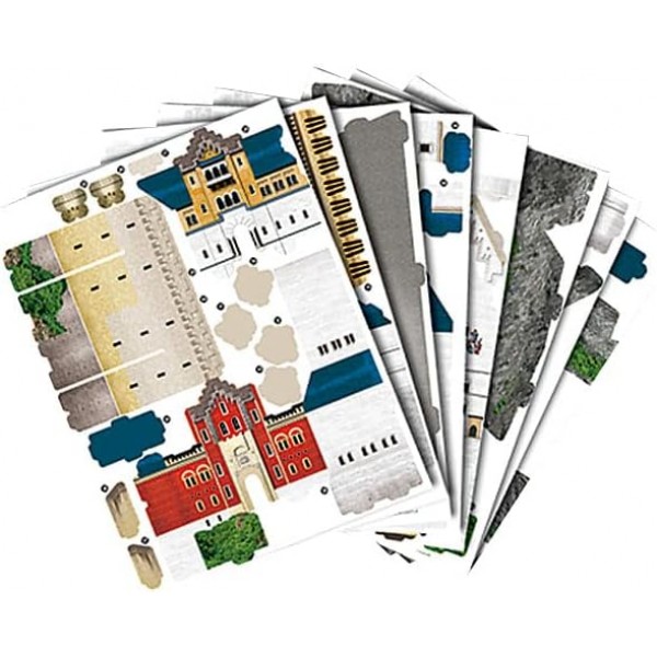 Revell 3D 퍼즐 00151 I 노이슈반슈타인 성 I 128 조각 I 어린이와 어른을 위한 4시간의 조립 재미 I 10세부터 I 신비로운 조명을 위한 LED 조명