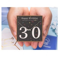 여성을 위한 30번째 생일 선물 1988 스털링 실버 30년 동안 3개의 비즈 그녀의 30번째 생일을 위한 선물 여성을 위한 30번째 생일 선물 보석