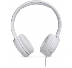 JBL Tune 500 온이어 유선 헤드폰 화이트