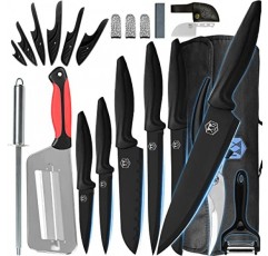 XYJ 정통 Since1986, 마스터 셰프를 위한 전문 칼 세트, 주방 칼 세트, 가방, 커버, 가위, 요리 정육점 식칼, 요리 절단, 유틸리티, 빵, 산토쿠