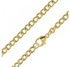 Trendor 51917 골드 333/8K 커브 팔찌 4.1mm 폭 여성을 위한 아름다운 골드 주얼리 시대를 초월한 선물 아이디어, 금속