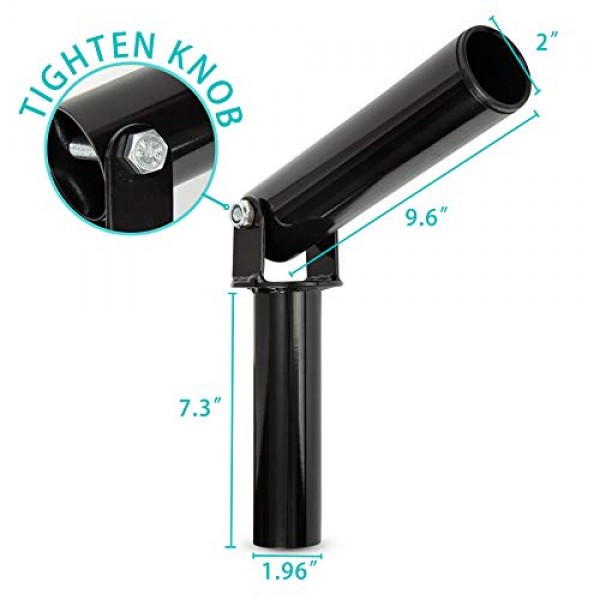 T-바 행 플레이트형 지뢰 부착 – 2인치 올림픽 바에 적합 – 360도 지뢰 베이스 - 등 운동 체육관 장비