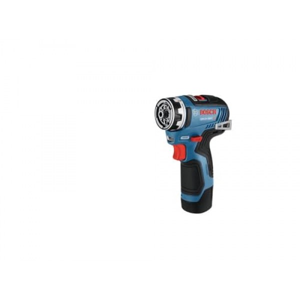 BOSCH GSR12V-300FCB22 12V 최대 EC 브러시리스 Flexiclick 5-In-1 드릴/드라이버 시스템(2.0 Ah 배터리 2개 포함)