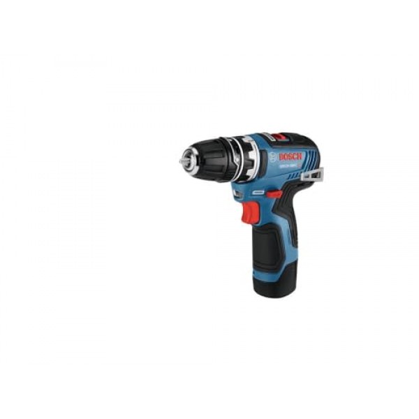 BOSCH GSR12V-300FCB22 12V 최대 EC 브러시리스 Flexiclick 5-In-1 드릴/드라이버 시스템(2.0 Ah 배터리 2개 포함)
