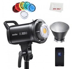 Godox SL100D 100W 5600K 100W 흰색 버전 LCD 패널 LED 비디오 조명 Bowens 마운트 스튜디오 조명(Godox SL100D)