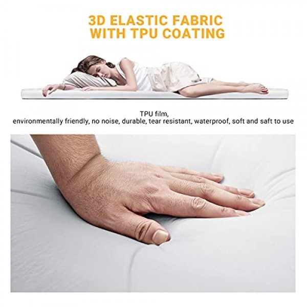 KingCamp 캠핑용 자체 팽창식 슬리핑 패드 울트라 두꺼운 더블 싱글 폼 매트리스 높은 R ​​값 캠핑 에어 패드 매트, 멀티 색상 및 크기