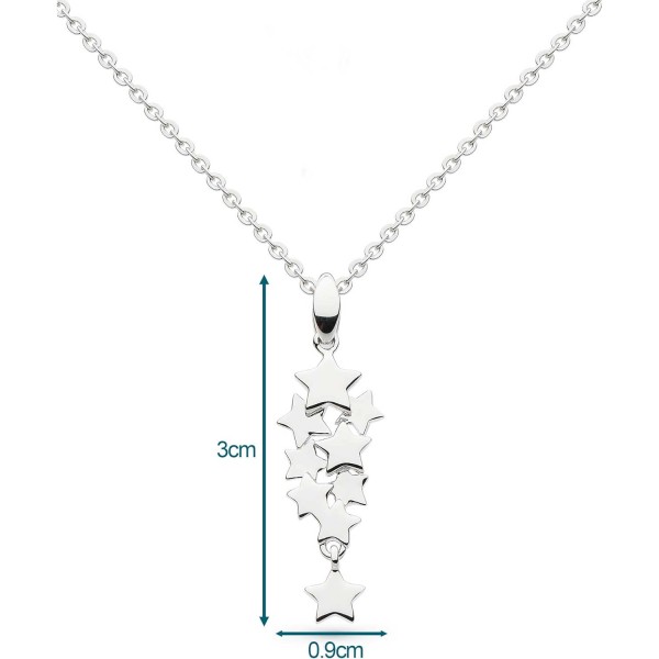 키트 히스 스털링 실버 및 로듐 도금 Stargazer Galaxy Cluster 목걸이 -18