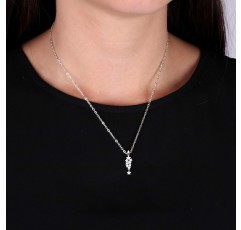 키트 히스 스털링 실버 및 로듐 도금 Stargazer Galaxy Cluster 목걸이 -18