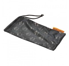 Ergodyne Skullerz 3218 안경 극세사 클리닝 백, 블랙