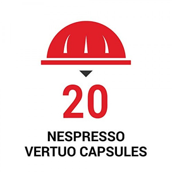 BluePeak 네스프레소 회전목마 - Vertuoline 캡슐 20개 수용 - 네스프레소 포드 홀더 - 커피 포드 보관 및 디스펜서 정리 랙 스탠드, 360도 회전, 우아하고 현대적인 크롬 마감