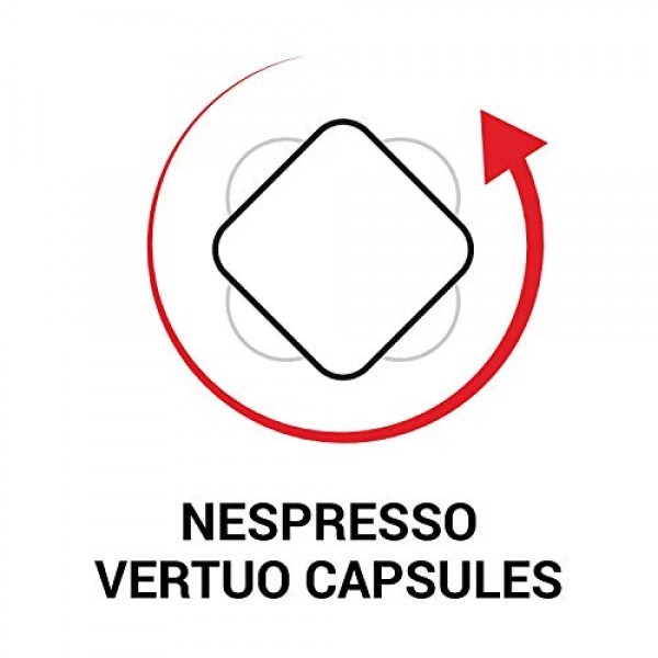 BluePeak 네스프레소 회전목마 - Vertuoline 캡슐 20개 수용 - 네스프레소 포드 홀더 - 커피 포드 보관 및 디스펜서 정리 랙 스탠드, 360도 회전, 우아하고 현대적인 크롬 마감