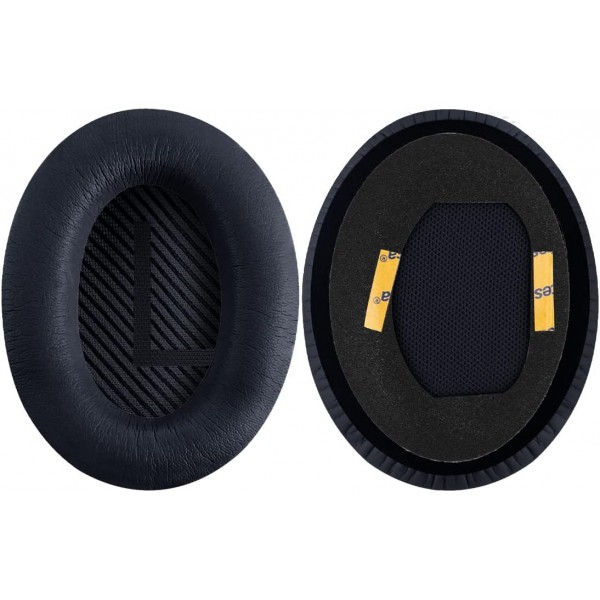 Bose QC45 QC35 QC35 ii QC35 ii 게이밍 QC15 QC25 AE2 AE2i AE2w SoundTrue SoundLink AE QCSE 헤드셋 이어패드 이어컵(미드나잇 블루)용 Geekria QuickFit 교체용 이어패드