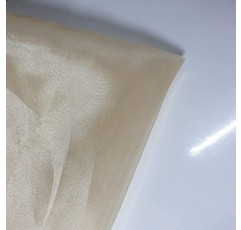 Organza Fabric Voile 커튼 웨딩 패브릭 150cm Organdie Fabric By The Meter (25+ 색상) (골드 2.5 미터) Gold 2 5m