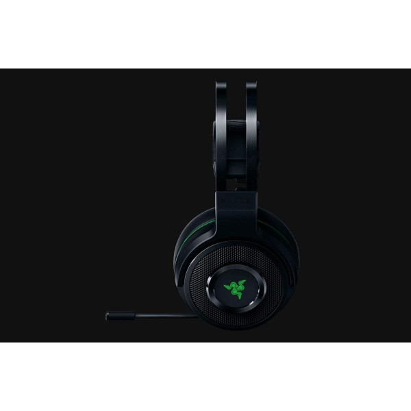 Razer Thresher Xbox One - Xbox One + Xbox Series X / S + PC용 무선 게임용 헤드폰(무선 헤드셋, 배터리 수명 최대 16시간, 50mm 드라이버) 블랙-그린