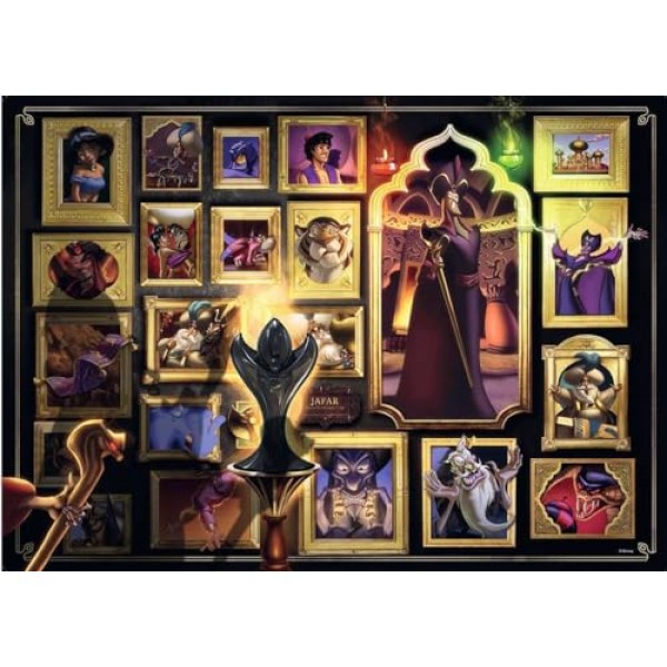 Ravensburger Disney Villainous Jafar 성인을 위한 1000피스 직소 퍼즐 – 모든 조각은 독특하며 Softclick 기술은 조각들이 완벽하게 결합된다는 것을 의미합니다