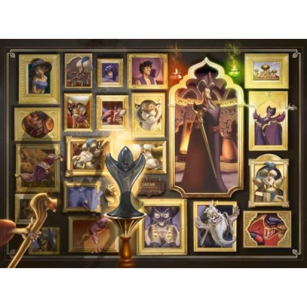 Ravensburger Disney Villainous Jafar 성인을 위한 1000피스 직소 퍼즐 – 모든 조각은 독특하며 Softclick 기술은 조각들이 완벽하게 결합된다는 것을 의미합니다