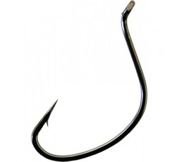 가마카츠 52412 눈이 위로 향한 샤이너 루즈 후크, 블랙 마감