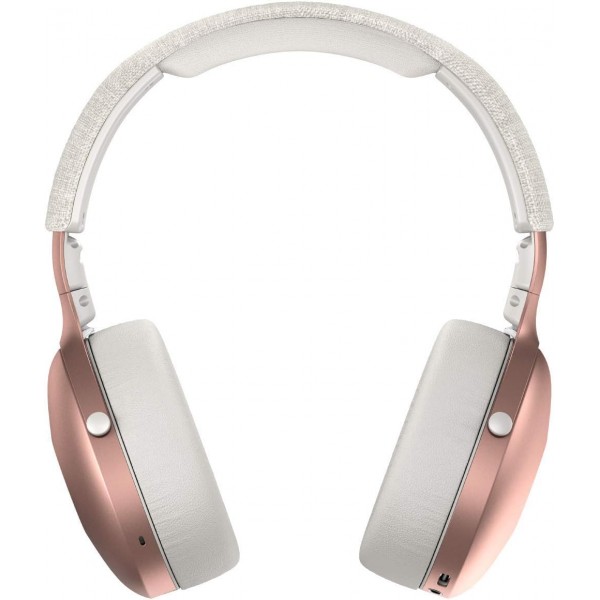 Positive Vibration XL 무선 헤드폰(Bluetooth, 소형, 오버이어 헤드폰, 고속 충전, 24시간 배터리 수명, iPhone/Android 호환, 온보드 마이크 및 볼륨 조절) 구리