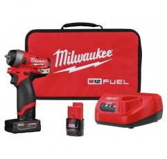 밀워키 2552-22 M12 연료 스터비 1/4 임팩트 렌치 세트