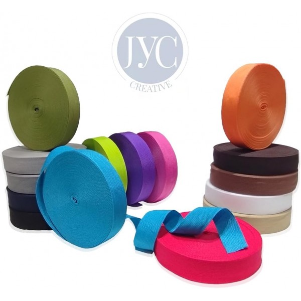 배낭 스트랩 16색 5가지 크기 스트랩 25m/롤 스트랩 스트랩 고정 자동차 크래프팅 크래프트(20mm, 261)