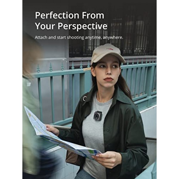 보호 케이스가 포함된 DJI Action 2 듀얼 스크린 여행용 콤보 - 2개의 OLED 터치스크린, 연장 로드, 155° 시야각, 자석 부착 장치, 안정화, 여행에 적합한 4K 액션 카메라