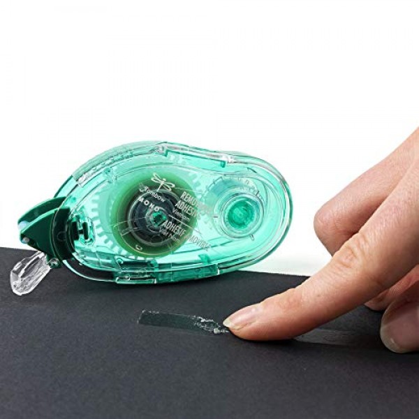 Tombow 62209 탈착식 접착 어플리케이터용 리필, 0.33인치 x 472인치, 3개/팩