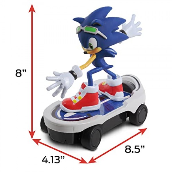 NKOK Sonic NKOK Free Rider R/C, Turbo Boost 기능: 고속에서 초고속으로 이동, 6세 이상 어린이가 운전하는 척하면서 동시에 즐거운 시간을 보낼 수 있습니다.