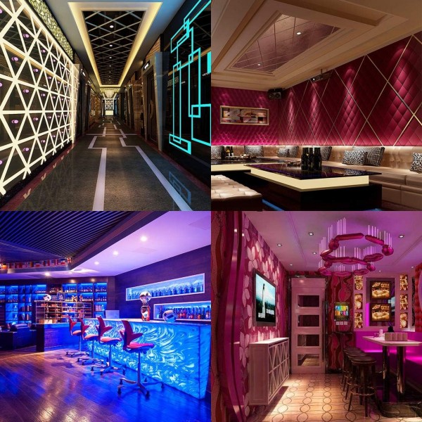 BTF-LIGHTING 개별 주소 지정이 가능한 WS2801 조명 LED 스트립 5050 SMD RGB 32LED/m 3M 9.8피트 96LED IP30 비 방수 블랙 PCB 픽셀 라이트 DC5V 4PIN 거실 침실 주방 DIY 장식용 9.8피트 Ip30 