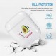LuGeKe Apple Airpods 1 & 2 케이스(키체인 포함) Sweet Avocado4 디자인이 포함된 Airpods 2용 귀여운 부드러운 투명 충격 방지 보호 케이스