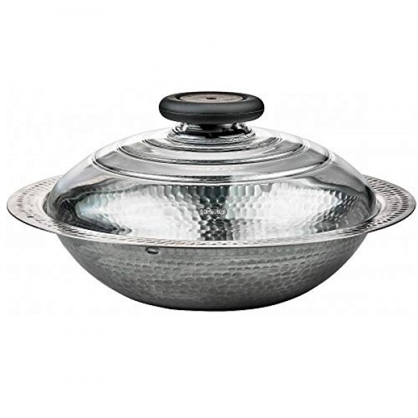 HARIO Mis-23 시스루 뚜껑, 원사이즈, 실버