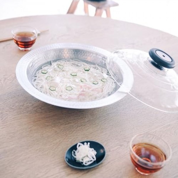 HARIO Mis-23 시스루 뚜껑, 원사이즈, 실버