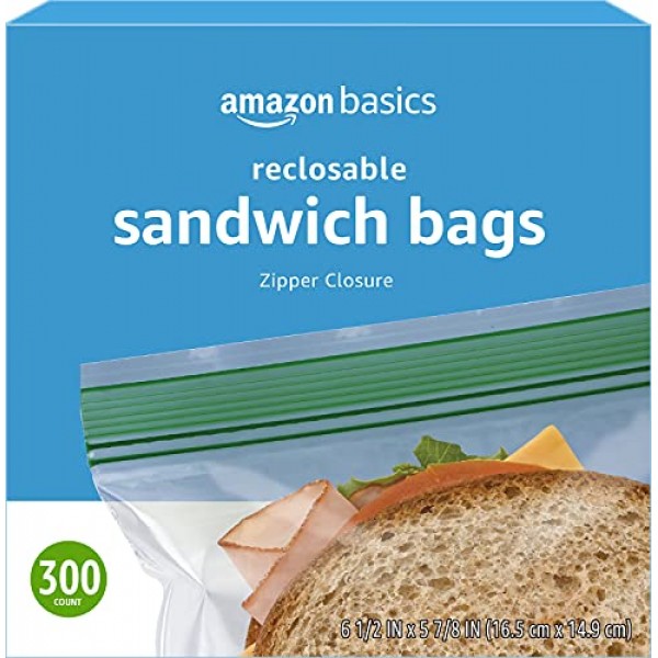 Amazon Basics 샌드위치 보관 가방, 300개