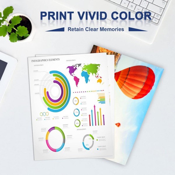 BJTR 302XL 재생산 잉크 카트리지 교체 HP DeskJet 2138 1111 2132 3638 3630 Envy 4510 4524 4528 4513 Officejet 3831 3833 6260XL(3833 6260XL) 프린터와 호환되는 HP 302XL용 교체