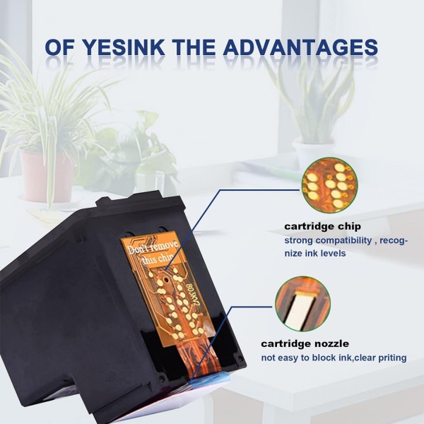 BJTR 302XL 재생산 잉크 카트리지 교체 HP DeskJet 2138 1111 2132 3638 3630 Envy 4510 4524 4528 4513 Officejet 3831 3833 6260XL(3833 6260XL) 프린터와 호환되는 HP 302XL용 교체