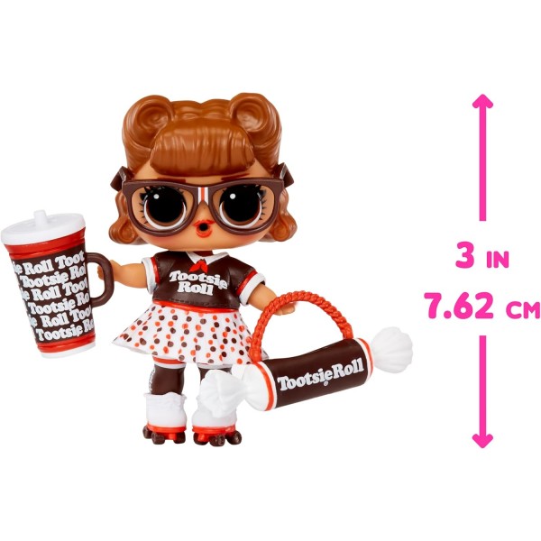 ㅋㅋㅋ. 놀라다! Loves Mini Sweets Deluxe Series 3 - TOOTSIE - 한정판 캔디 테마 인형 3개, 재미있는 액세서리 및 Water Suprise 포함 - 4세 이상 어린이에게 적합한 수집용 인형