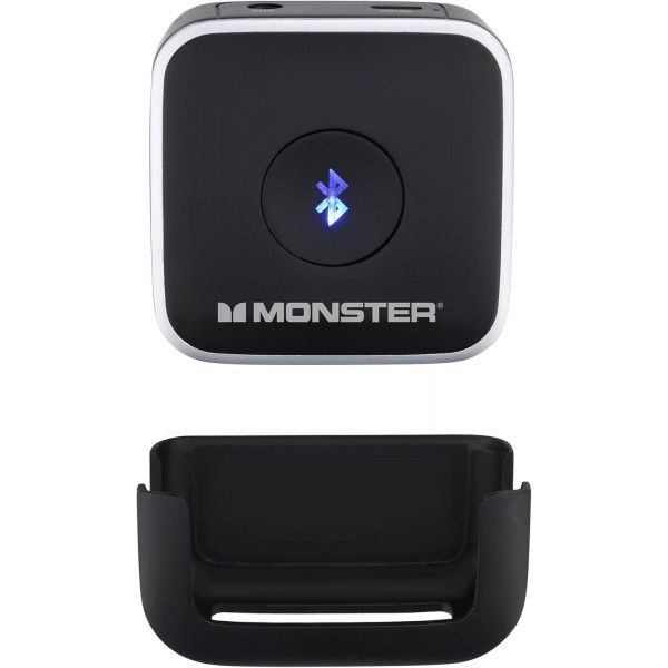 Xtreme 디지털 라이프스타일 액세서리 Monster HDTV 무선 헤드폰 키트, 블루투스 송신기 포함, 블랙