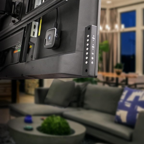 Xtreme 디지털 라이프스타일 액세서리 Monster HDTV 무선 헤드폰 키트, 블루투스 송신기 포함, 블랙