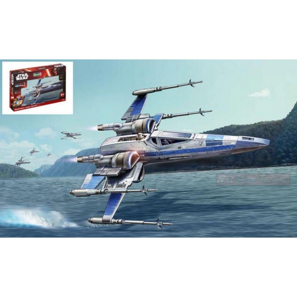 Revell MONTAGEKIT KOMPATIBEL MIT 스타워즈 레지스탕스 X-윙 파이터 키트 1:50 RV06696