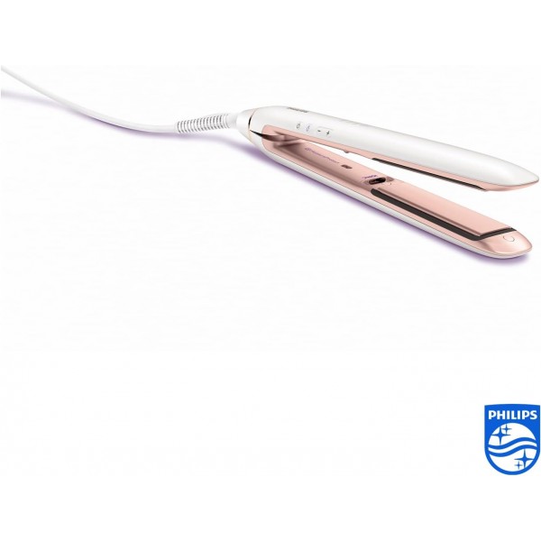 필립스 MoistureProtect 헤어 스트레이트너 - 건강한 모발 윤기와 자연스러운 모발 수분 유지를 위한 센서 기술(모델 HP8372/00)