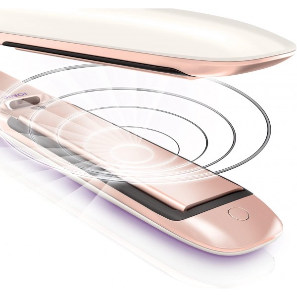 필립스 MoistureProtect 헤어 스트레이트너 - 건강한 모발 윤기와 자연스러운 모발 수분 유지를 위한 센서 기술(모델 HP8372/00)