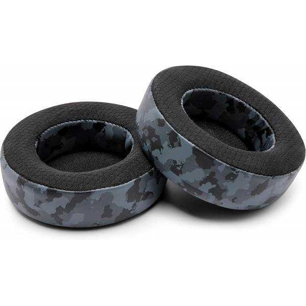 Corsair Virtuoso RGB Wireless, Corsair Virtuoso RGB Wireless XT 및 Corsair Virtuoso Wireless SE와 호환되는 냉각 젤이 있는 WC Freeze Virtuoso 하이브리드 패브릭 교체용 이어 패드 | 블랙 카모