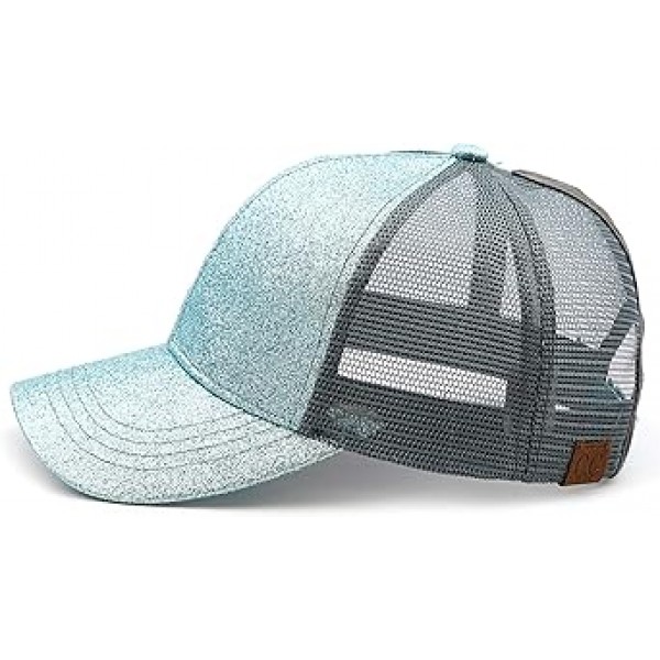 C.C Hatsandscarf 포니테일 캡 Messy Buns Trucker 일반 야구 모자(BT-6)