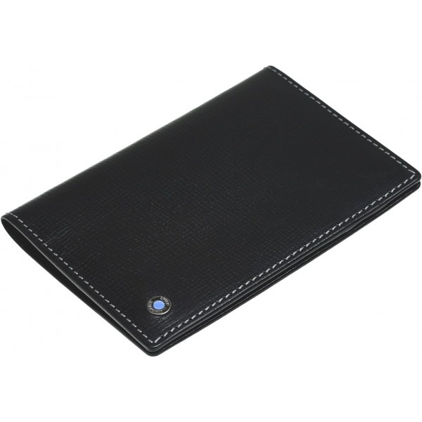 SWISS REIMAGINED 정품 가죽 Euro RIFD 여권 커버 ID 카드 지갑 여행 케이스 선물 상자 - 블랙