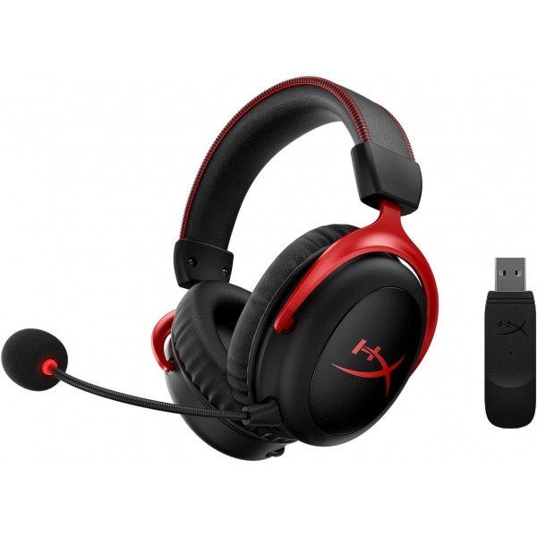 HyperX Cloud II Wireless - PC, PS4, PS5용 게임용 헤드셋 & Speedlink EXCEDO 게임용 헤드셋 스탠드 - 헤드폰 및 헤드셋용 스탠드, 미끄럼 방지 밑면 및 실리콘 패드, 헤드셋 스탠드가