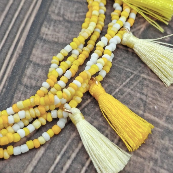 Bocar Long Multiple 6 Strand Handmade Beaded Statement 31