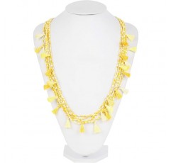 Bocar Long Multiple 6 Strand Handmade Beaded Statement 31