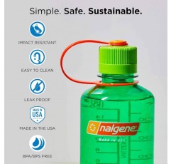 Nalgene Unisex Youth EH Sustain Bottle, 청록색, 0.5 L 0.5 L 청록색