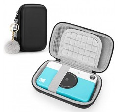 Kodak PRINTOMATIC/Smile/Mini 2 HD/Smile 휴대용 인스턴트 포토 프린터용 Yinke 케이스, 여행용 휴대용 케이스 보호 커버(검은색)